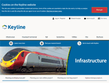 Tablet Screenshot of keyline.co.uk